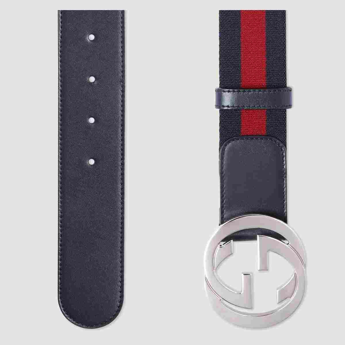 Gucci Web belt with G buckle