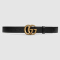 Gucci Leather belt with Double G buckle