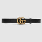 Gucci Leather belt with Double G buckle