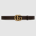 Gucci Leather belt with Double G buckle