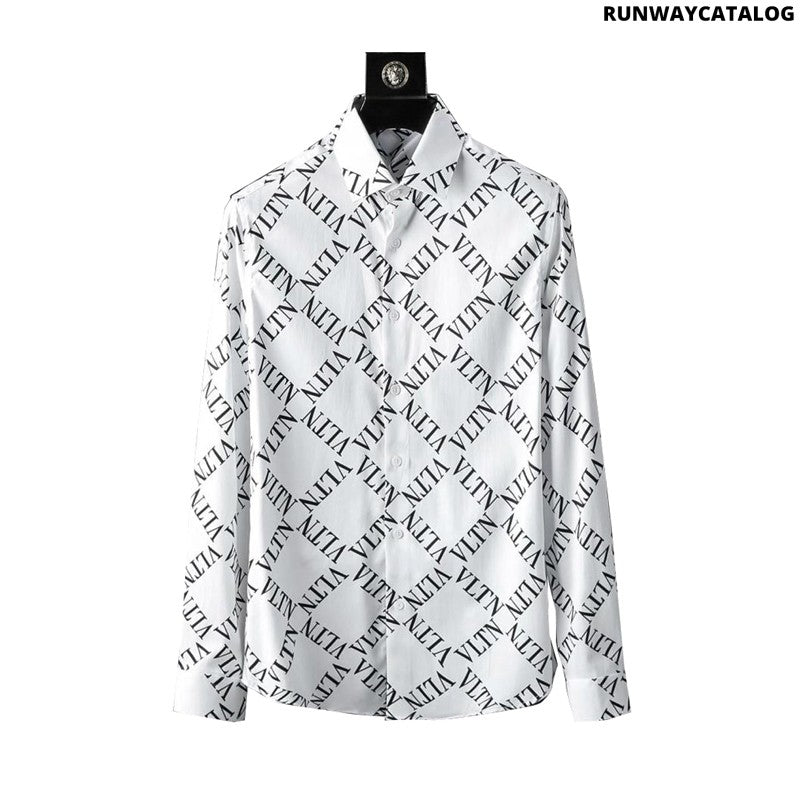 Valentino White VLTN Print Shirt