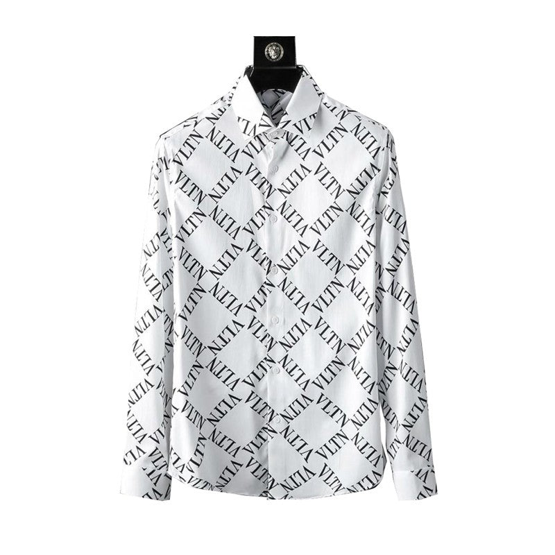 Valentino White VLTN Print Shirt