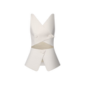 Cut-Out Waistcoat Top
