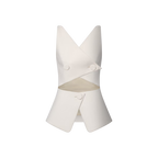 Cut-Out Waistcoat Top
