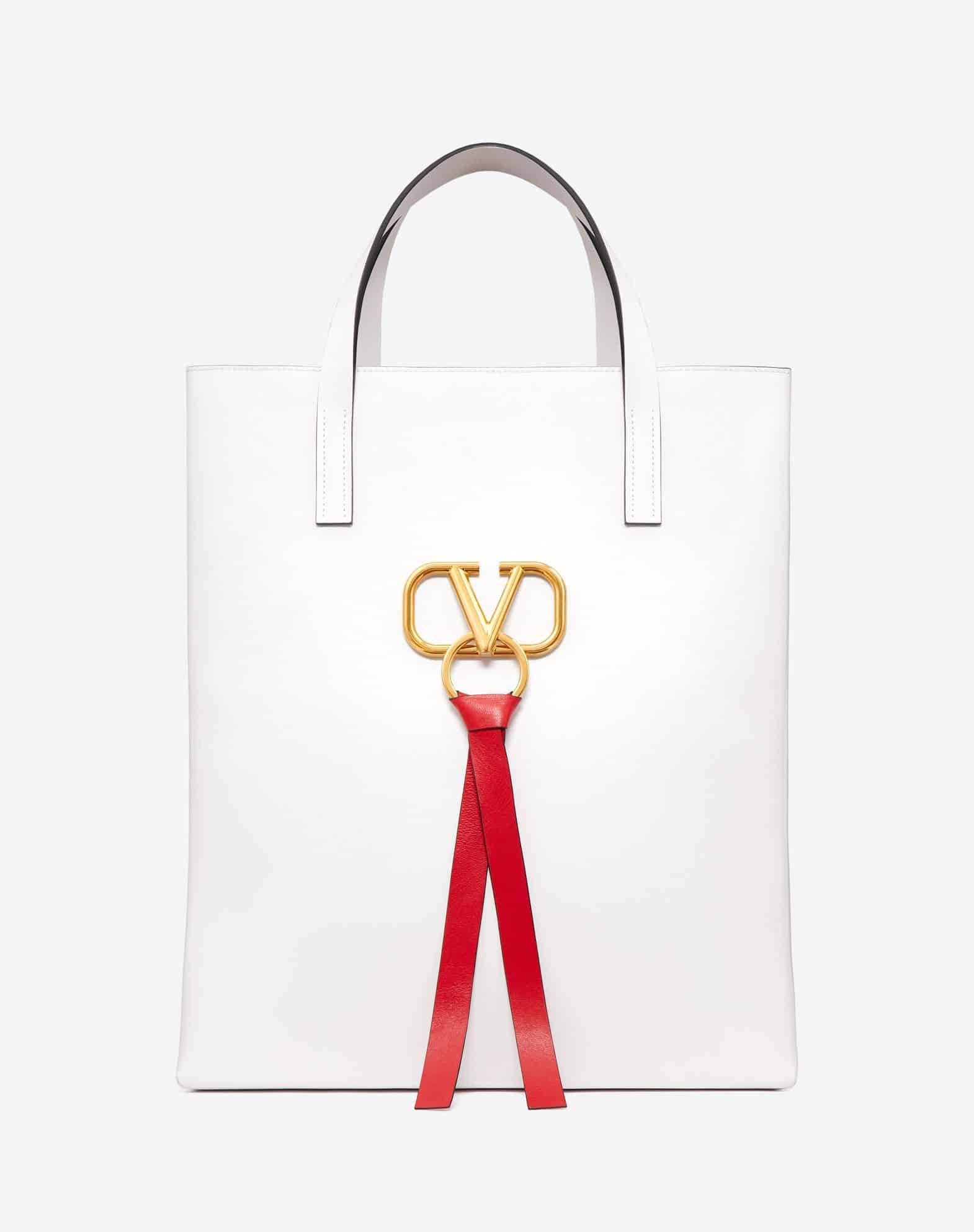 Valentino Long Vring Shopping Tote