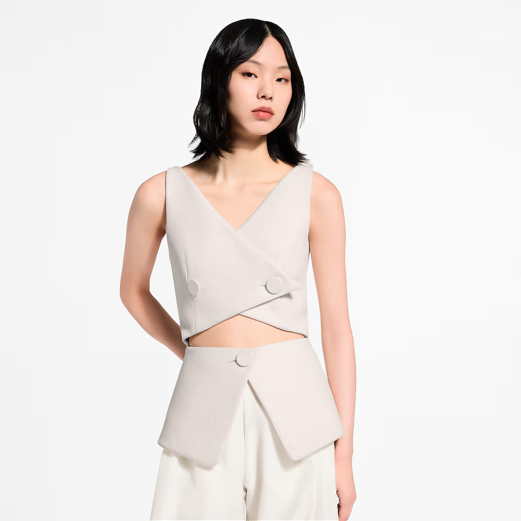 Cut-Out Waistcoat Top