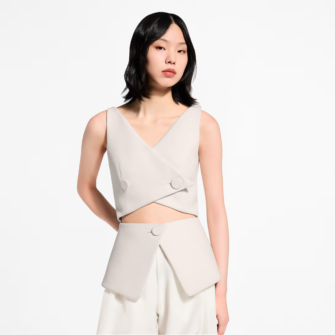 Cut-Out Waistcoat Top