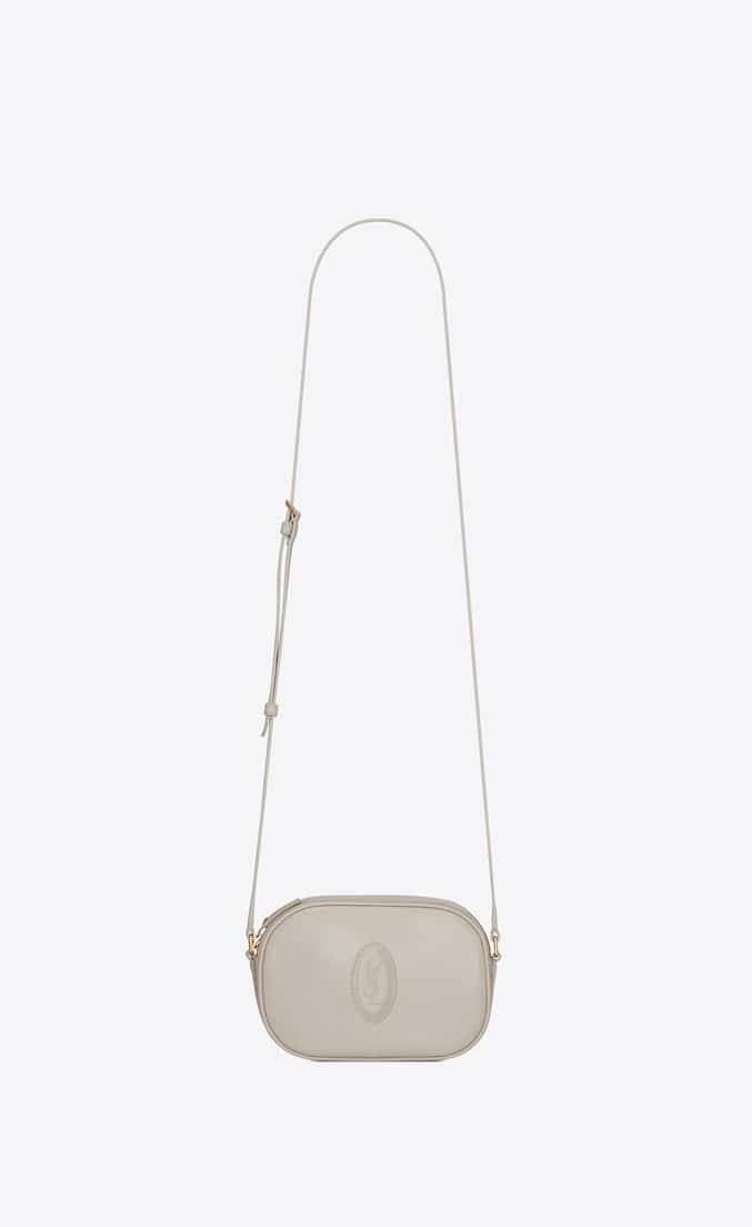 YSL LE 61 camera bag in smooth leather bag