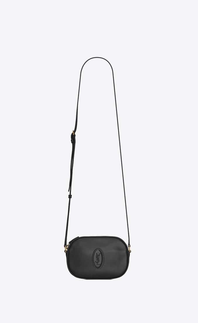 YSL LE 61 camera bag in smooth leather bag