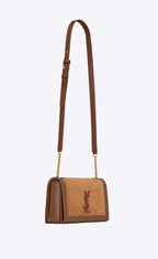 YSL Book Bag in leather and suede