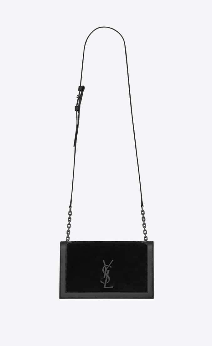 YSL Book Bag in Leather And Suede