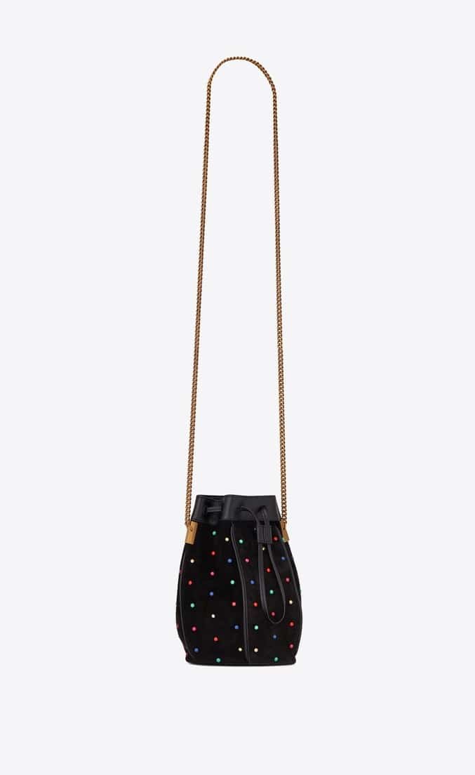 YSL Talitha Small Bucket Bag in Smooth Leather