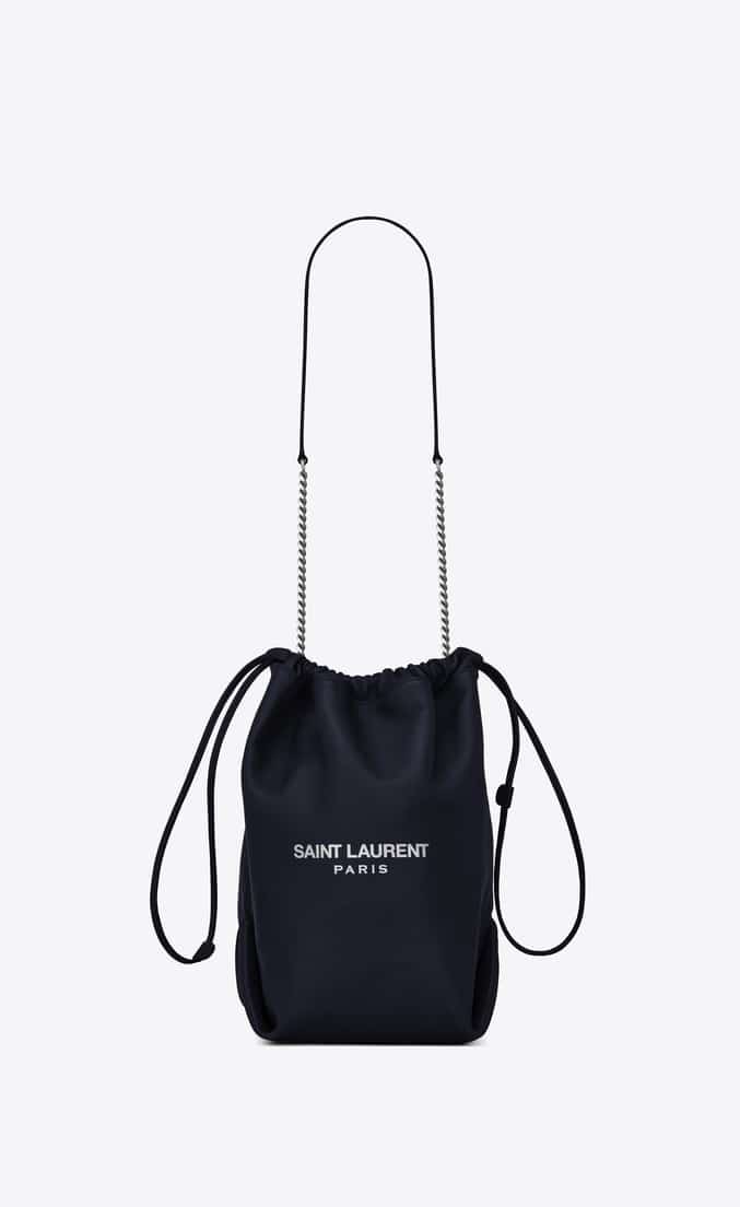YSL Teddy Bucket Bag in Lambskin