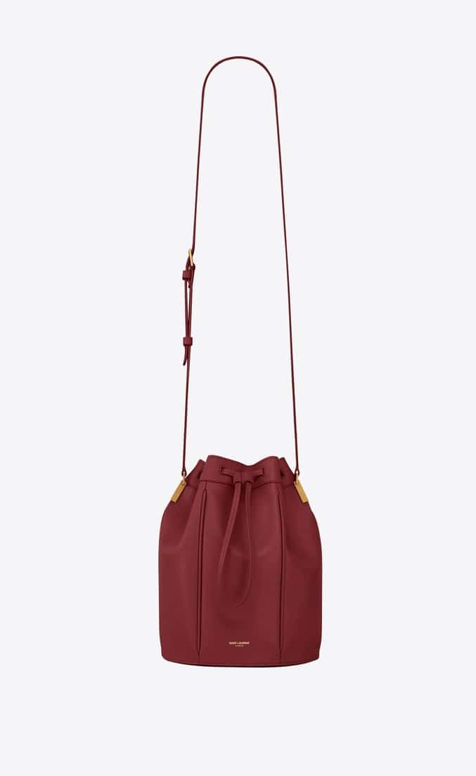 YSL Talith Medium Bucket Bag in Smooth Leather