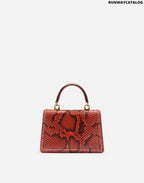 DOLCE&amp;GABBANA SMALL DEVOTION BAG IN PYTHON