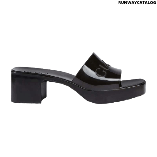 Gucci Women’s rubber slide sandal