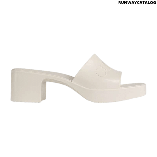 Gucci Women’s rubber slide sandal