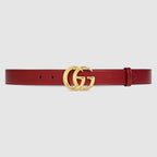 Gucci GG Marmont Belt with Shiny Buckle