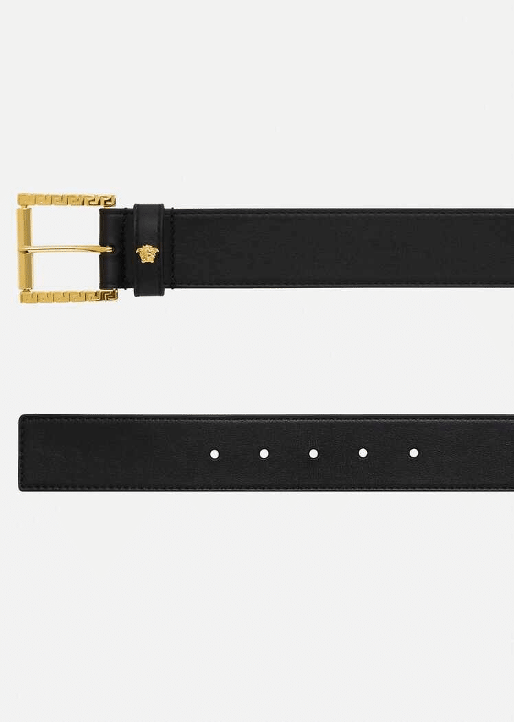 Versace Greca Leather Belt