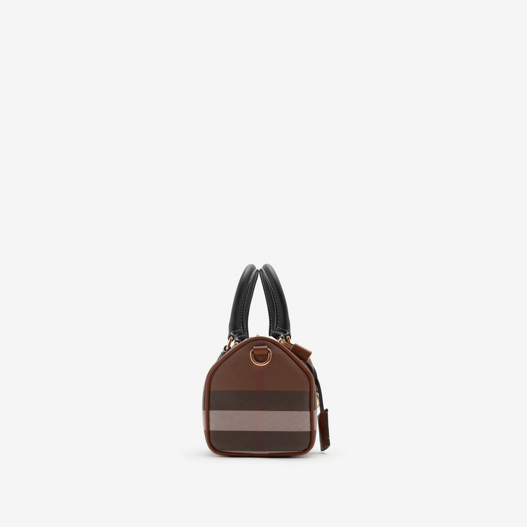 Burberry Check Bowling Bag – Compact &amp; Elegant