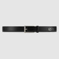 Gucci Leather belt with GG detail