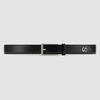 Gucci Leather belt with GG detail