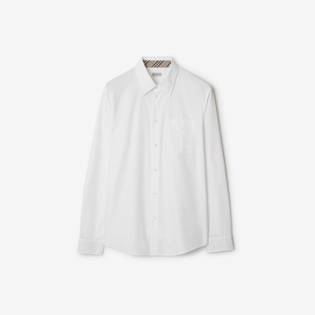 Burberry Regular Fit Cotton Poplin Shirt