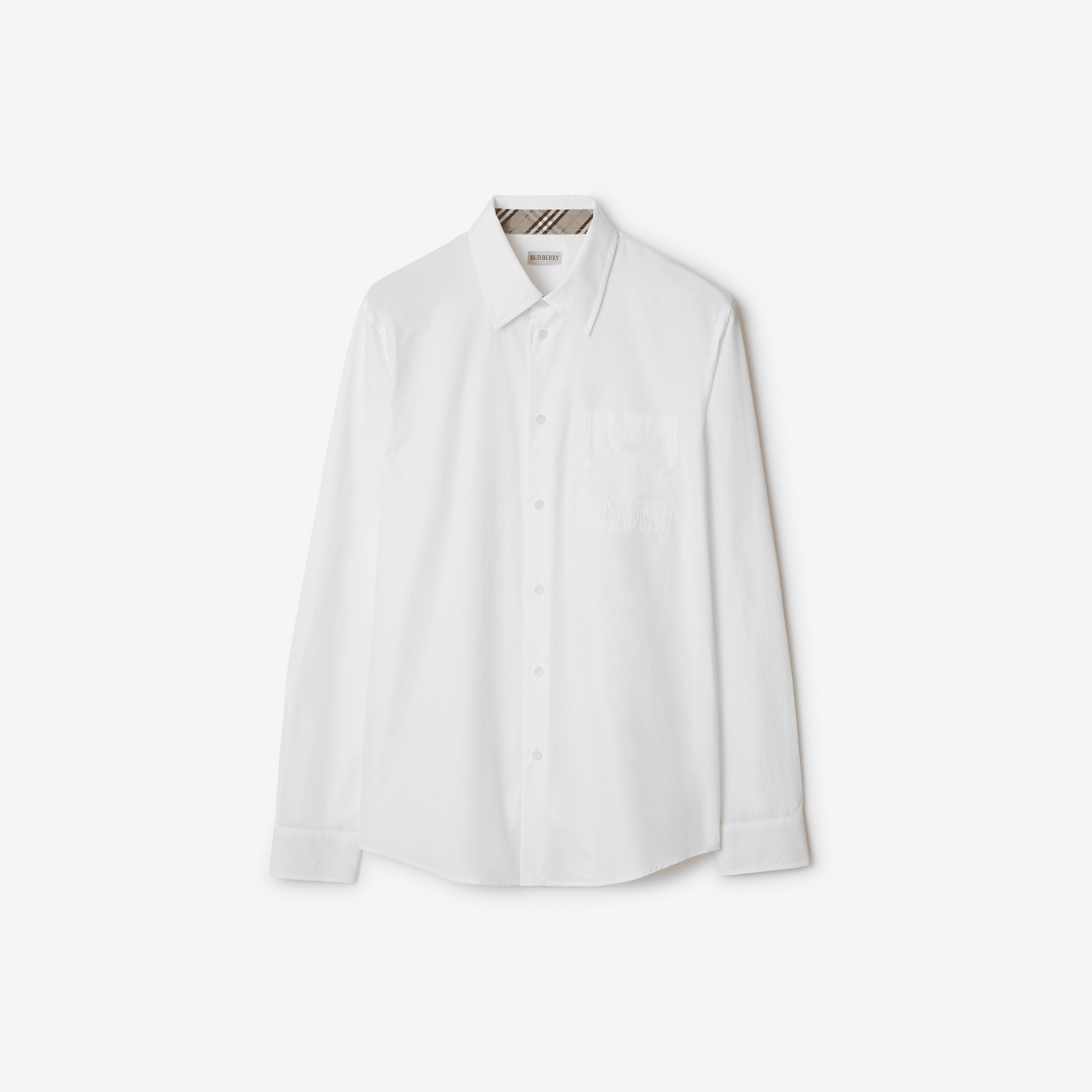 Burberry Regular Fit Cotton Poplin Shirt
