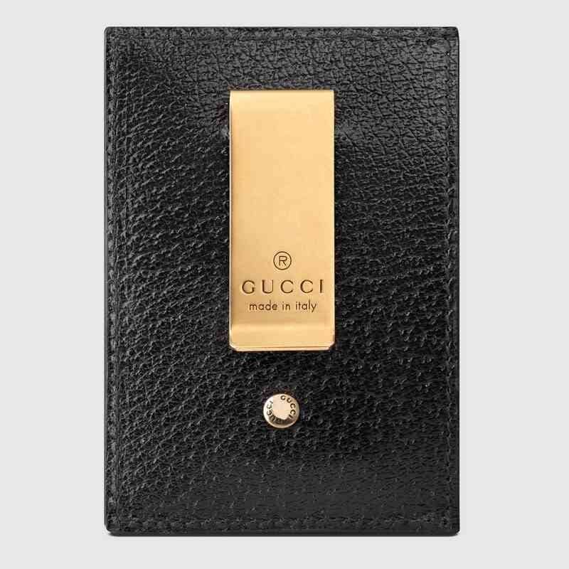 Gucci GG Marmont Leather Money Clip