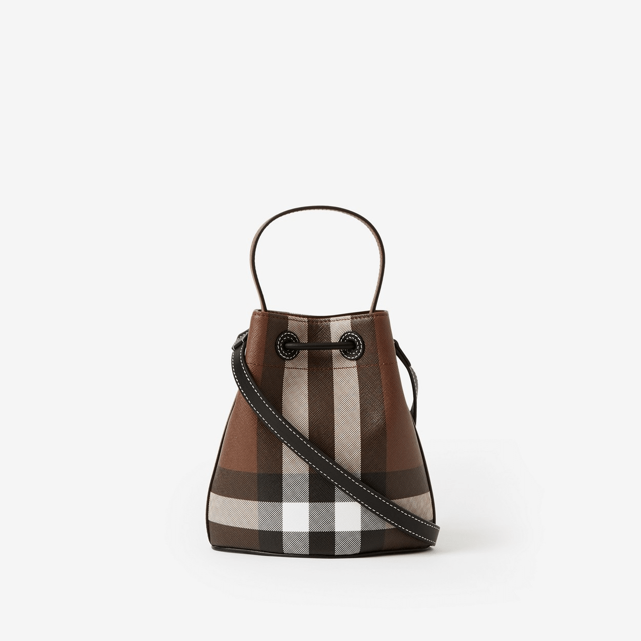 Burberry Check Drawcord Bucket Bag – Versatile &amp; Elegant