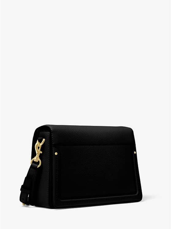 MICHAEL KORS Jessie Medium Pebbled Leather Shoulder Bag