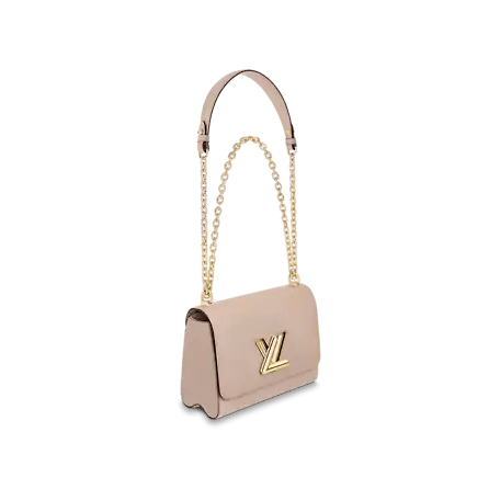 Louis Vuitton Twist MM Bag In Galet Gray
