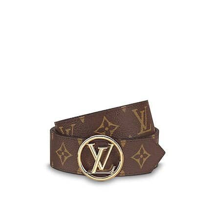 Louis Vuitton Monogram LV Circle Reversible Belt