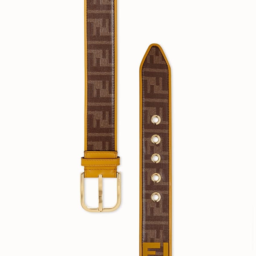 Fendi Brown fabric belt