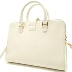 Saint Laurent YSL Leather Monogram Cabas Satchel