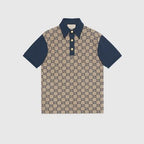 GUCCI | Maxi GG silk cotton polo