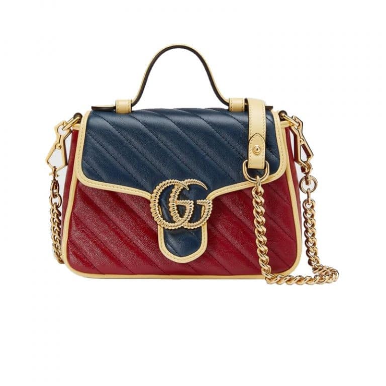 Gucci GG Marmont Mini Top Handle Bag