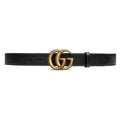 Gucci Leather belt with Double G buckle