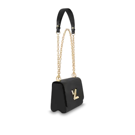Louis Vuitton Twist MM Bag in Black