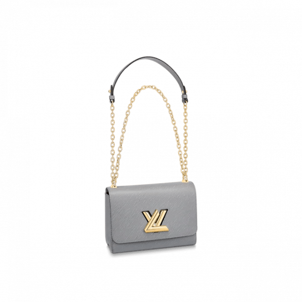 Louis Vuitton Twist MM Bag in Cloudy Gray