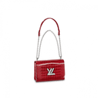 Louis Vuitton Twist MM Bag in Rubis Red