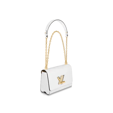 Louis Vuitton Twist MM Bag in White