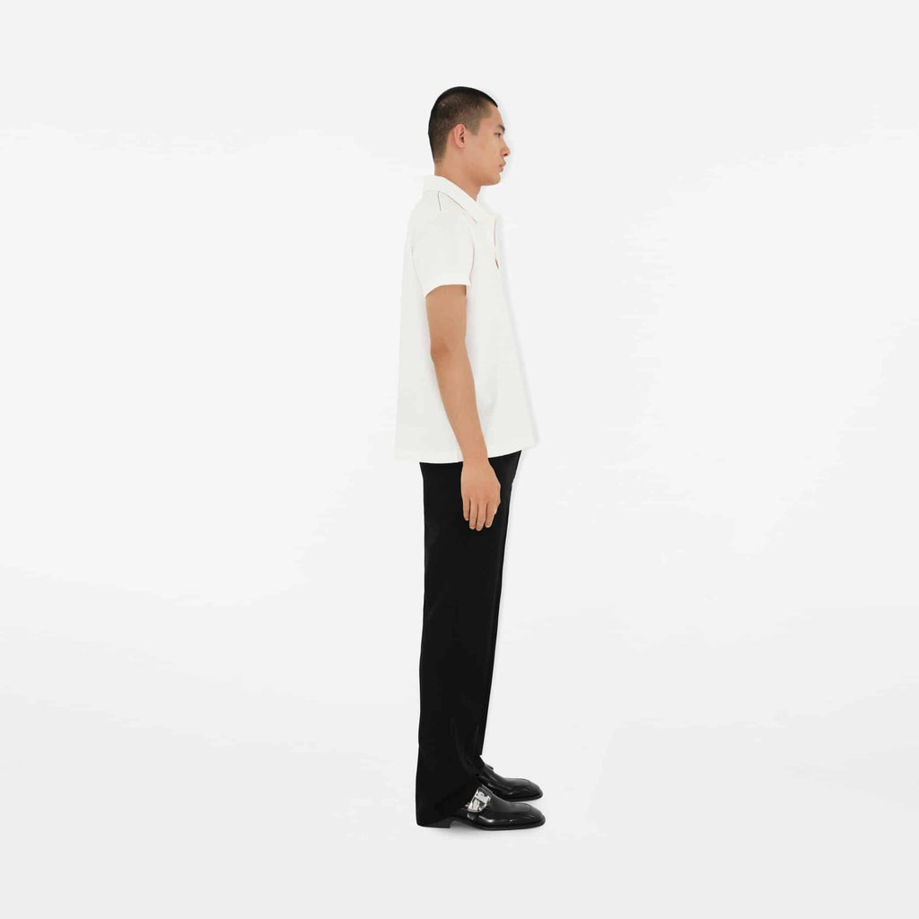 Cotton Polo ShirtPrice undefined Colour: Salt