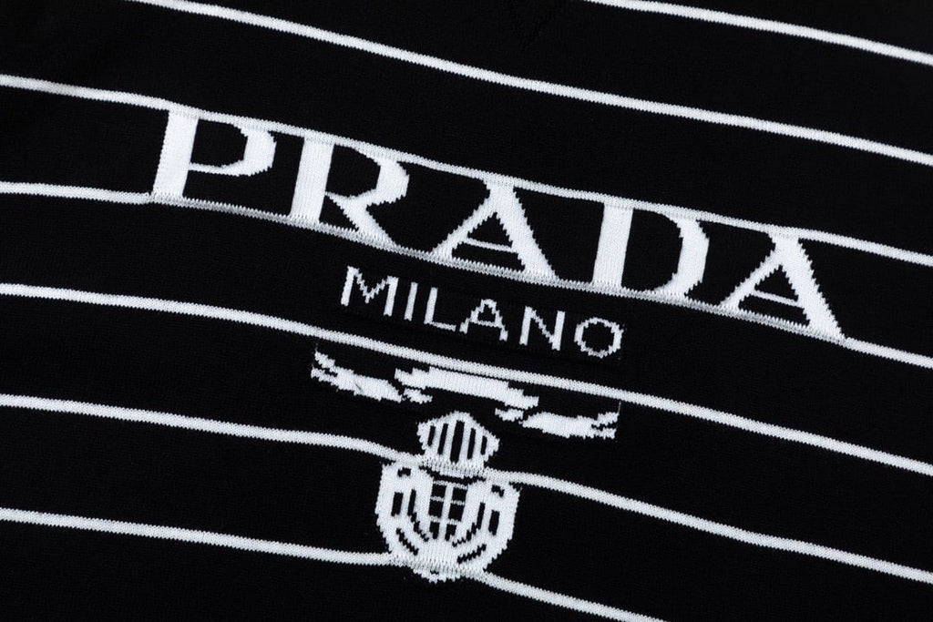 Prada Superfine wool Strip TShirt