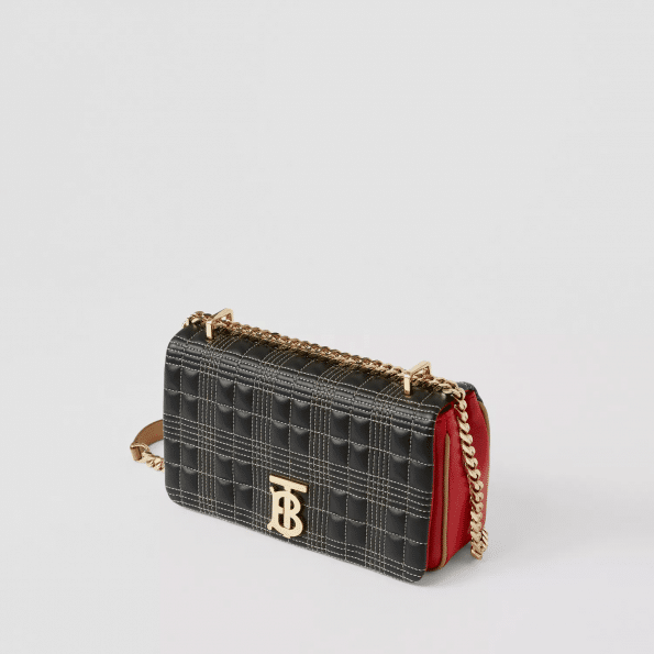 Burberry Small Quilted Tri-tone Lambskin Lola Bag