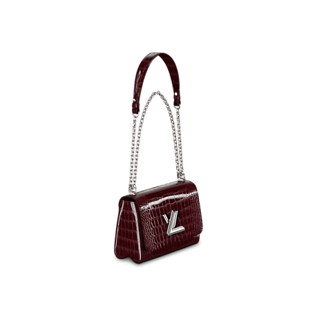 Louis Vuitton Twist MM Bag in Bordeaux Red