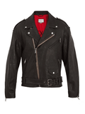 GUCCI- Dragon Appliqué Leather Jacket - Mens - Black