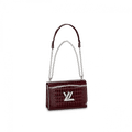 Louis Vuitton Twist MM Bag in Bordeaux Red