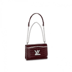 Louis Vuitton Twist MM Bag in Bordeaux Red