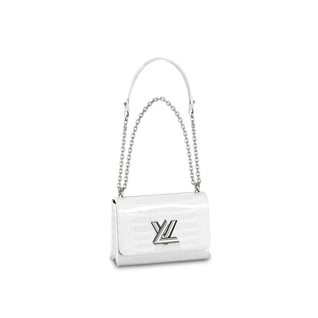 Louis Vuitton Twist MM Bag in White